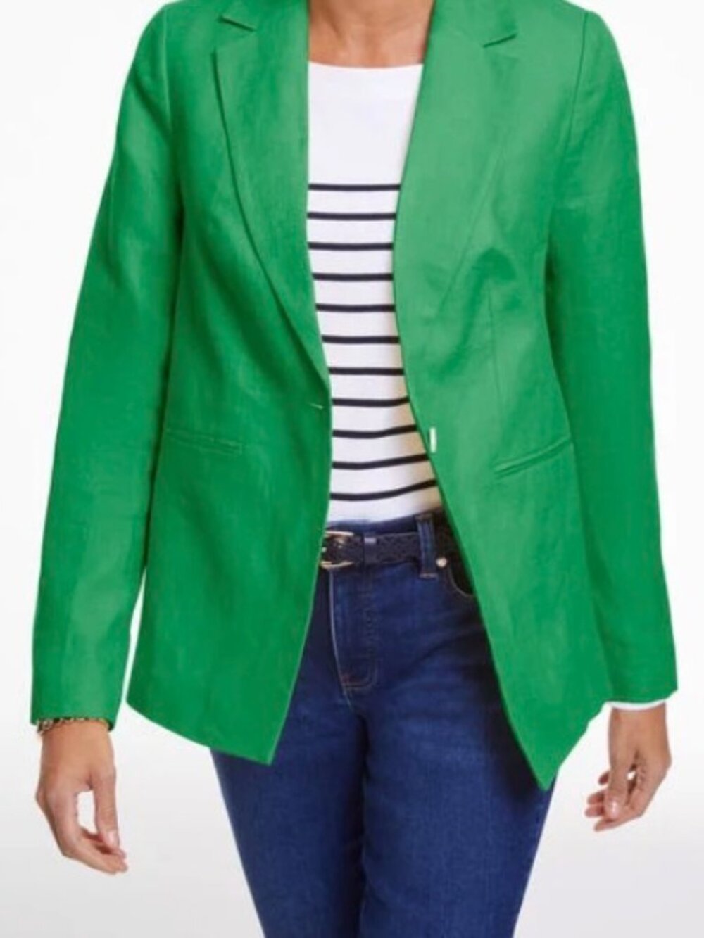 Talbots Linen Blazer